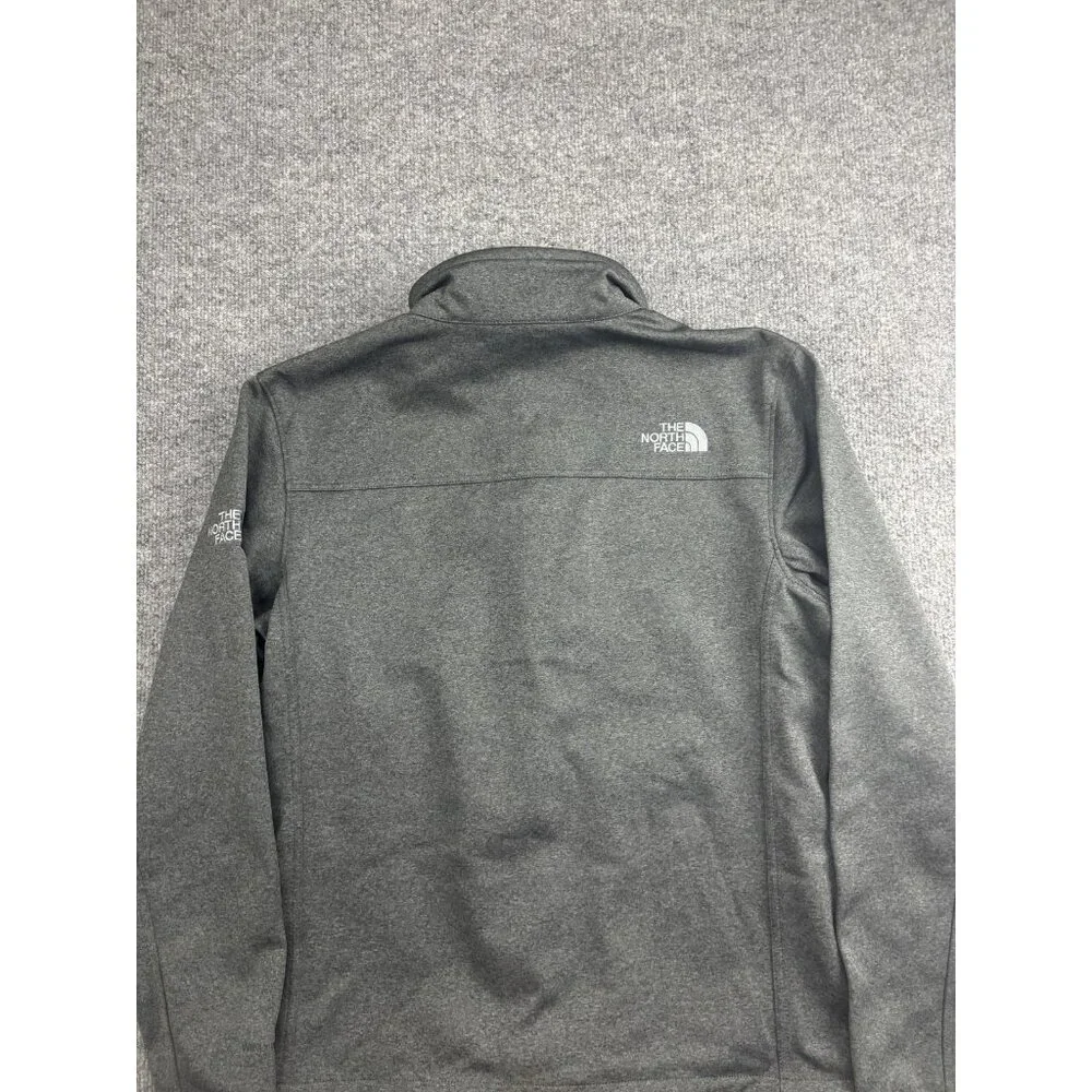 The North Face WindWall Jacket Mens Small Gray‎ Softshell Full Zip ThermaSol